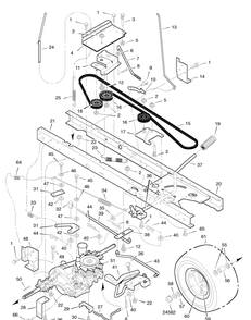 Part Location Diagram of 95022E701 Murray Strap, Right Torque